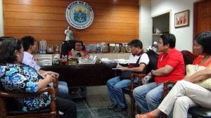 GEF Consultative meeting with Oton municipal mayor, Hon. Vicente B. Flores Jr.