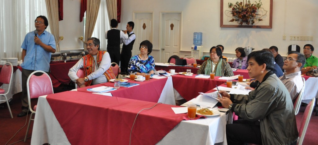 Kalinga provincial agriculturist Domingo Bakilan presents before the members of the Regional Project Advisory Board (RPAB) the I-REAP sub-project proposal of Kalinga.