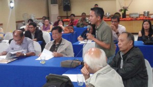 (Left to Right) Dir. Larry P. Nacionales of DA, Dir. Edilberto Tayao of DPWH, Hon. Richard M. Jaococo, Mun. Mayor of Toboso, Neg Occ, Dir. Wilhem Malones of DTI and RAFC Chairman Ricardo Provido During the RPAB review of the SP