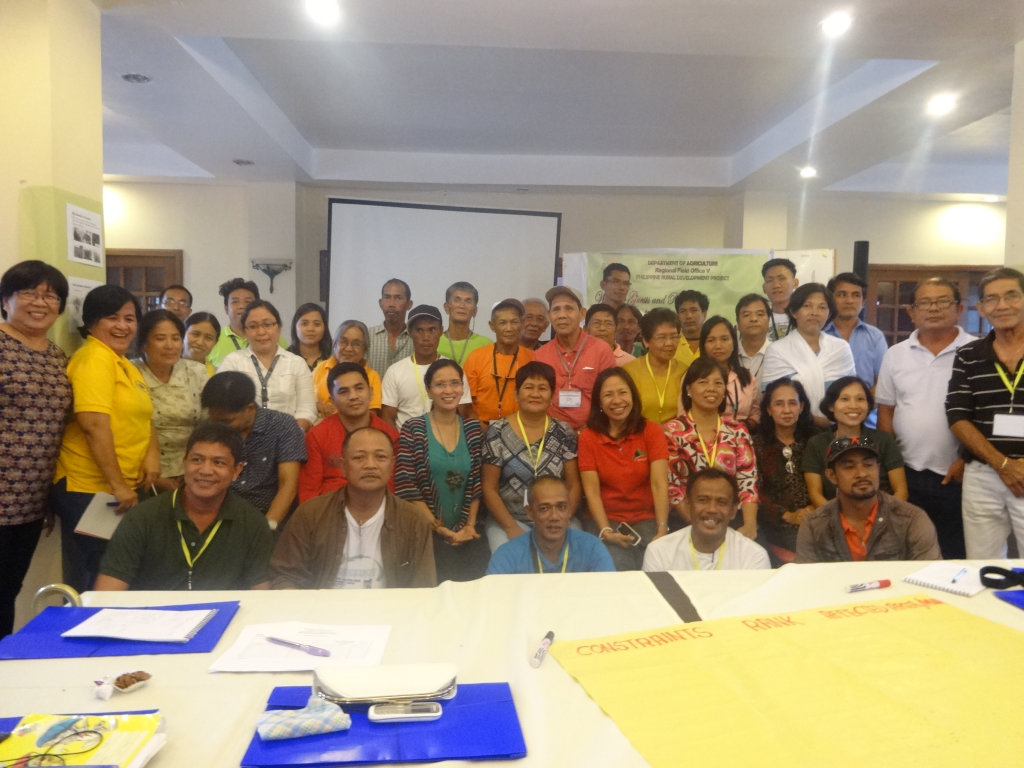 The RPCO V I-PLAN team together with the participants of the VCA for Seaweeds Stakeholders’ consultation in the Province of Sorsogon on July 9, 2015. 