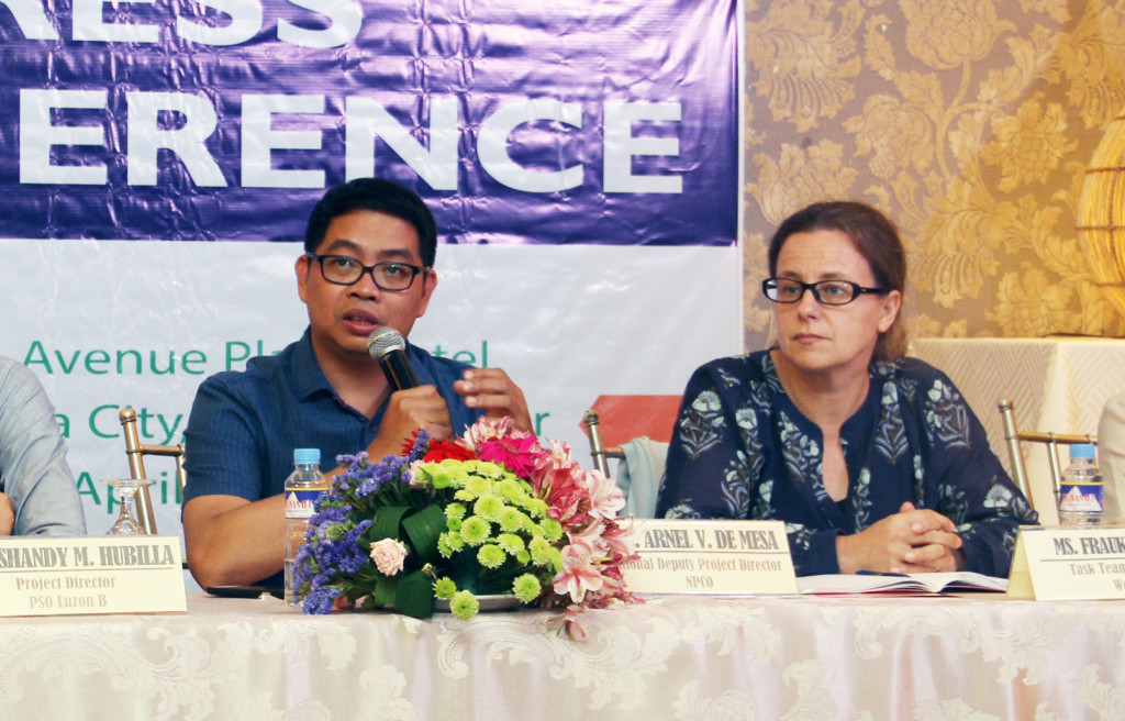 PRDP National Deputy Project Director Arnel De Mesa (left) expressed his confidence on PRDP sub-projects, while Ms. Frauke Jungbluth (right), Lead Agriculture Economist and Task Team Leader from the World Bank listened. PRDP National Deputy Project Director Arnel De Mesa (left) expressed his confidence on PRDP sub-projects, while Ms. Frauke Jungbluth (right), Lead Agriculture Economist and Task Team Leader from the World Bank listened. (Photo Credit: Eduardo D. Collantes Jr.)