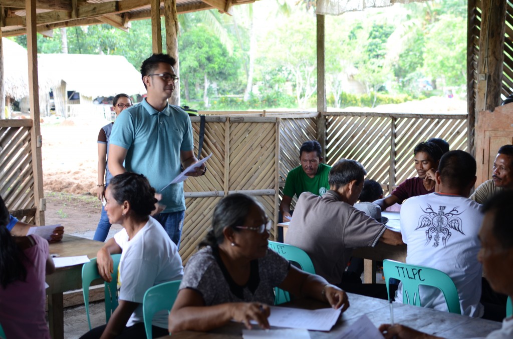 Mr. Arvin R. San Juan, facilitated the survey for the Proponent Group Profiling.