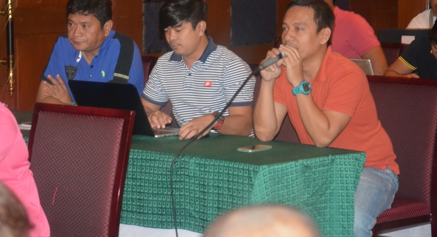 RPCO 3-GGU Officer Engr. Maurice Pineda comments on the commodity map outputs of PPMIU Zambales.