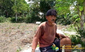 Romualdo Tik-ing who farms for as long as he remembers, considers farming as his LIFE.