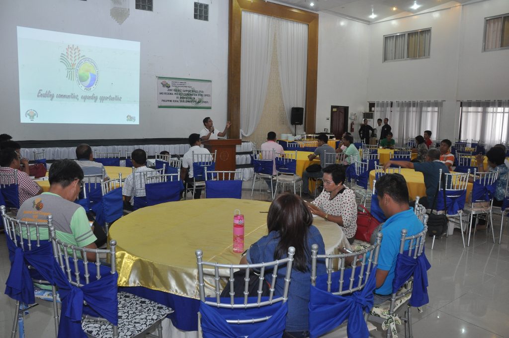 Participants from the Province of Camarines Sur during the PRDP Re-Orientation held at the Regal Plaza Hotel, Nabua, Camarines Sur. (Photo by Hermito Privaldos, DA-PRDP RPCO V InfoACE Unit)
