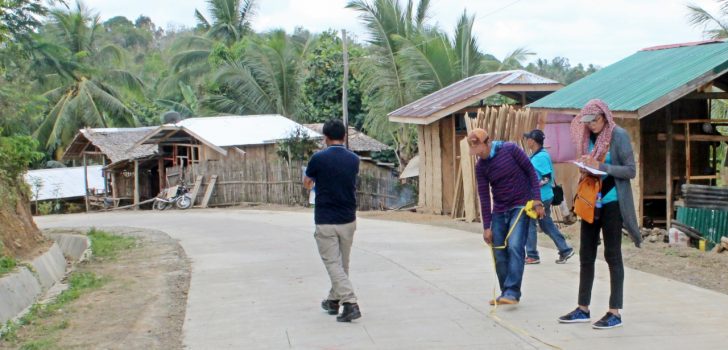 PRDP Regional Project Coordination Office of DA 9 conduct inspection of the Sitio Lugami-San Antonio farm-to-market road (FMR) in the town of R.T. Lim, Zamboanga Sibugay before the turnover ceremony of the project. The 3.5-kilometer road has started to benefit the community even before its completion, with many residents putting up their households and some enterprises like sari-sari store in the area. Photo by Remai S. Alejado/DA PRDP 9