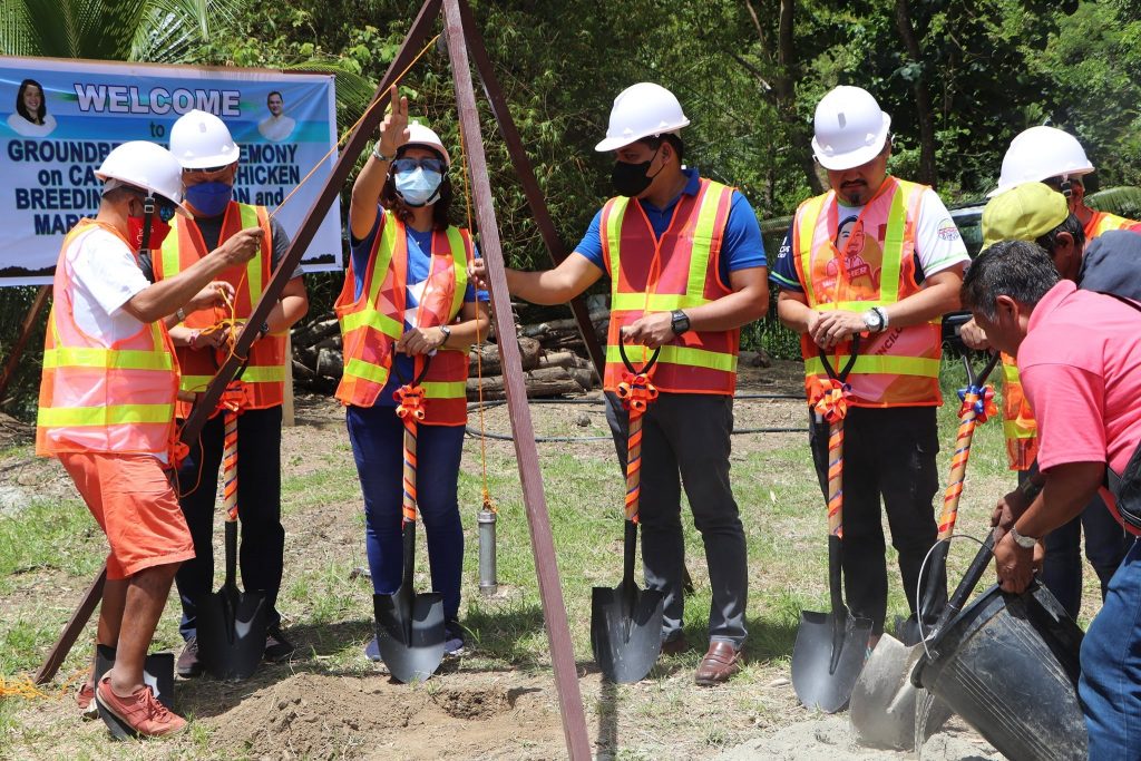 Cebu Town Ground Breaks Native Chicken Production Facility 